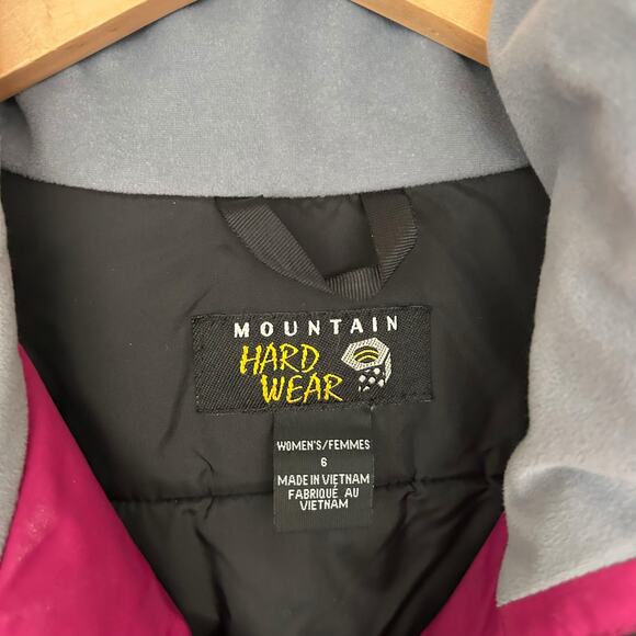Mountain Hardwear Conduit Maroon Ski Winter Jacket Sz 6 - Picture 2 of 10